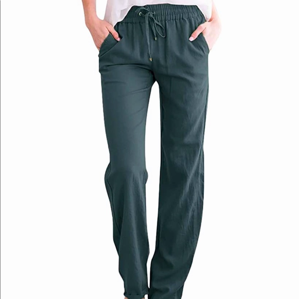 Linen Grey Pants